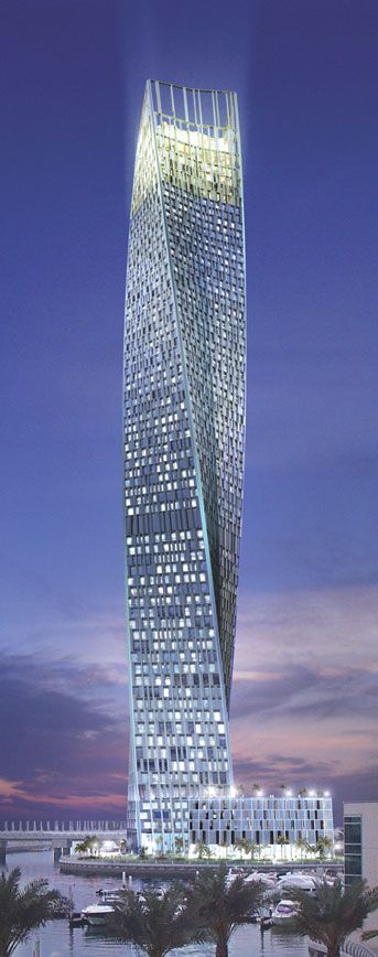 Cayan Tower. Image found on skyscrapercity.com