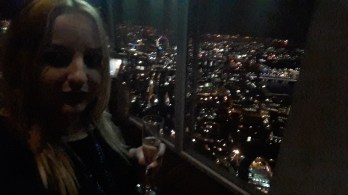 Champagne on the 69th floor!