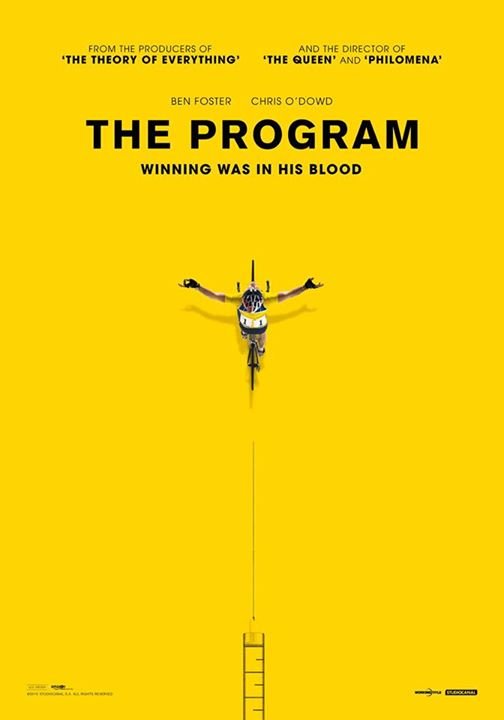 lance armstrong 'the program' biopic movie poster