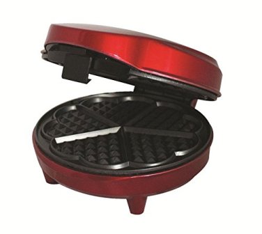 Gourmet-Gadgetry-Retro-Diner-Waffle-Maker-Metallic-Red-0
